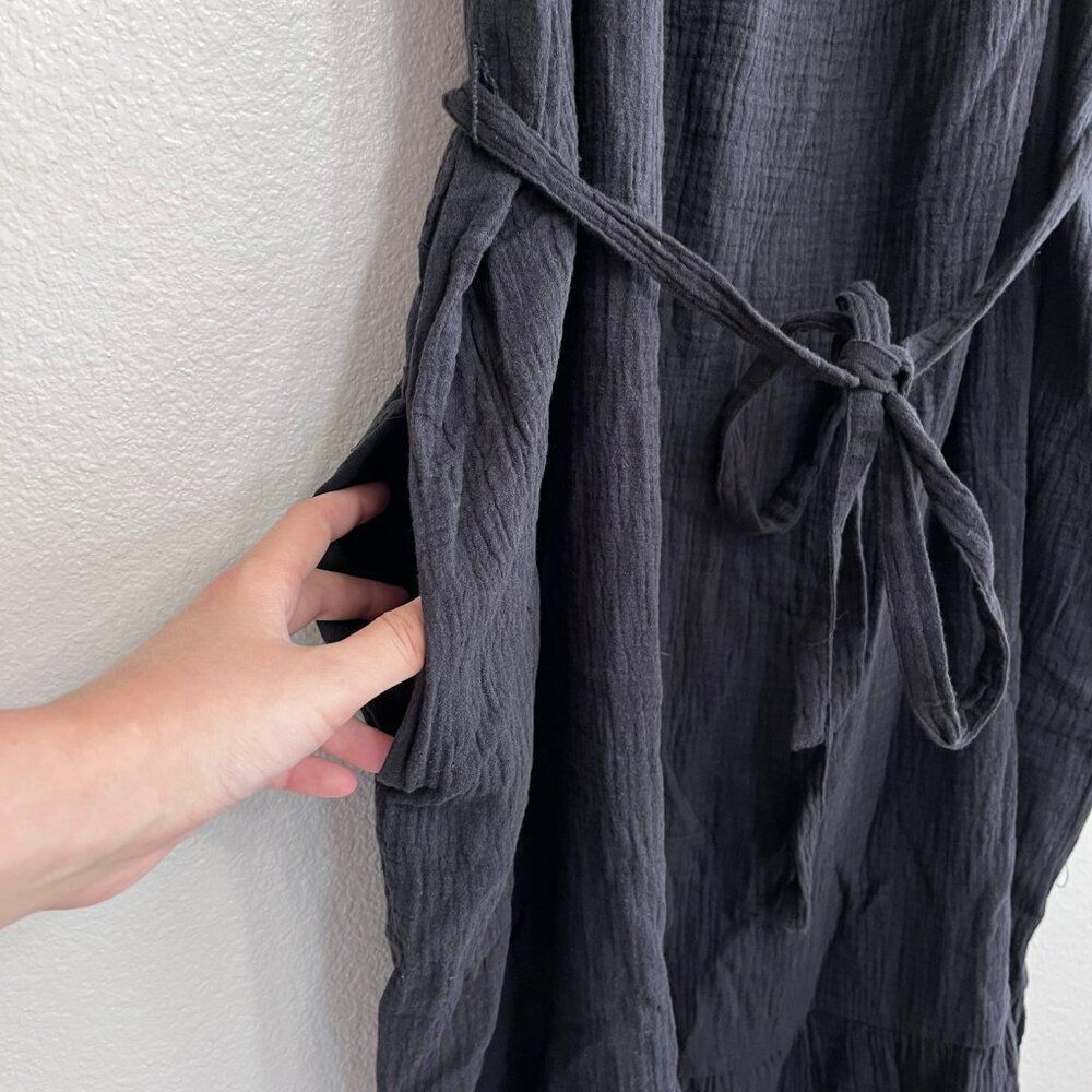 NWT A Pea In The Pod Maternity Dress Size Large Women's Organic Cotton Gauze - Picture 4 of 7